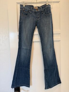 Frankie B. Medium Blue Flare Jeans